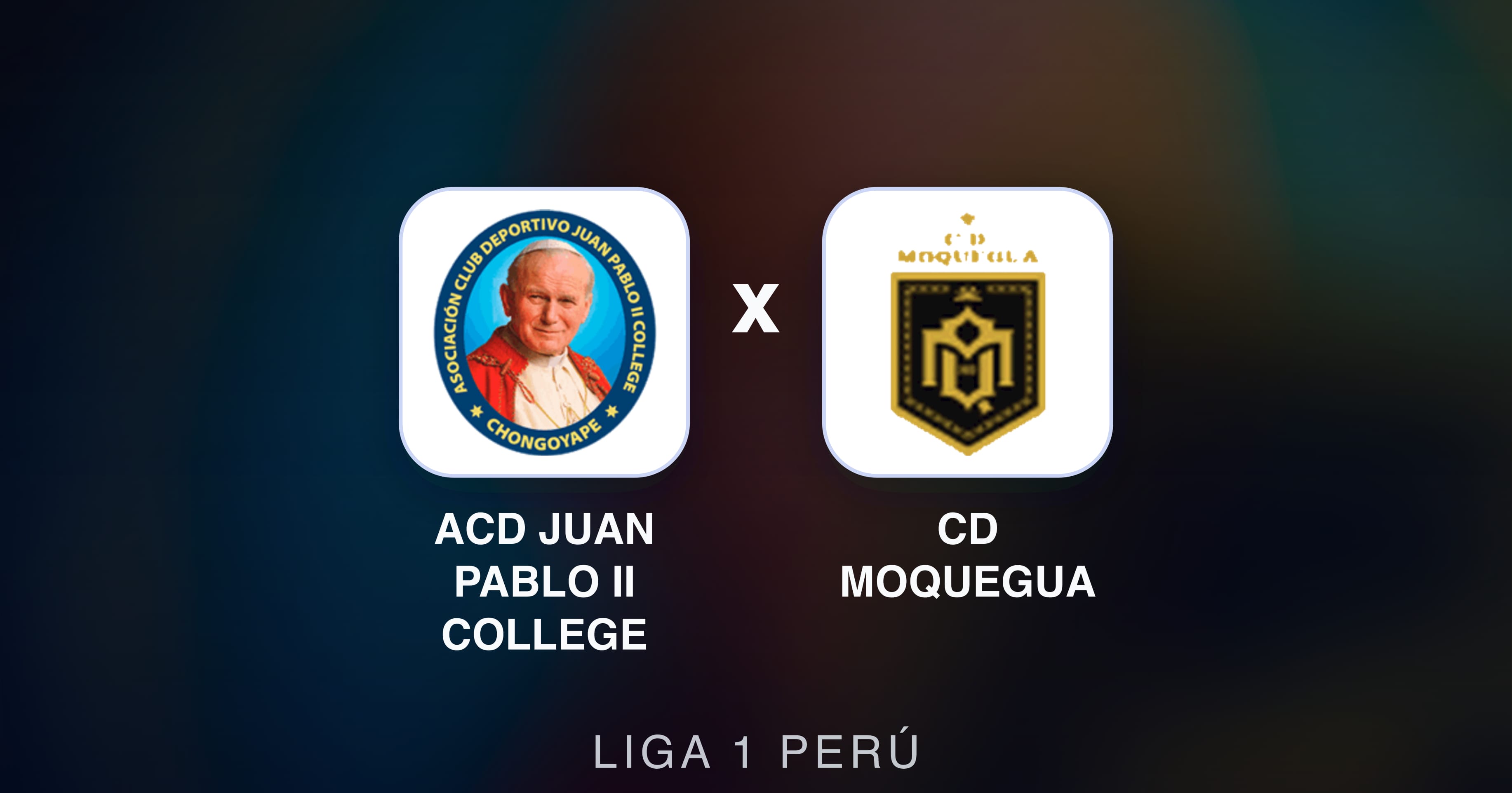 Prévia da transmissão de ACD Juan Pablo II College x CD Moquegua (Liga 1 Perú)