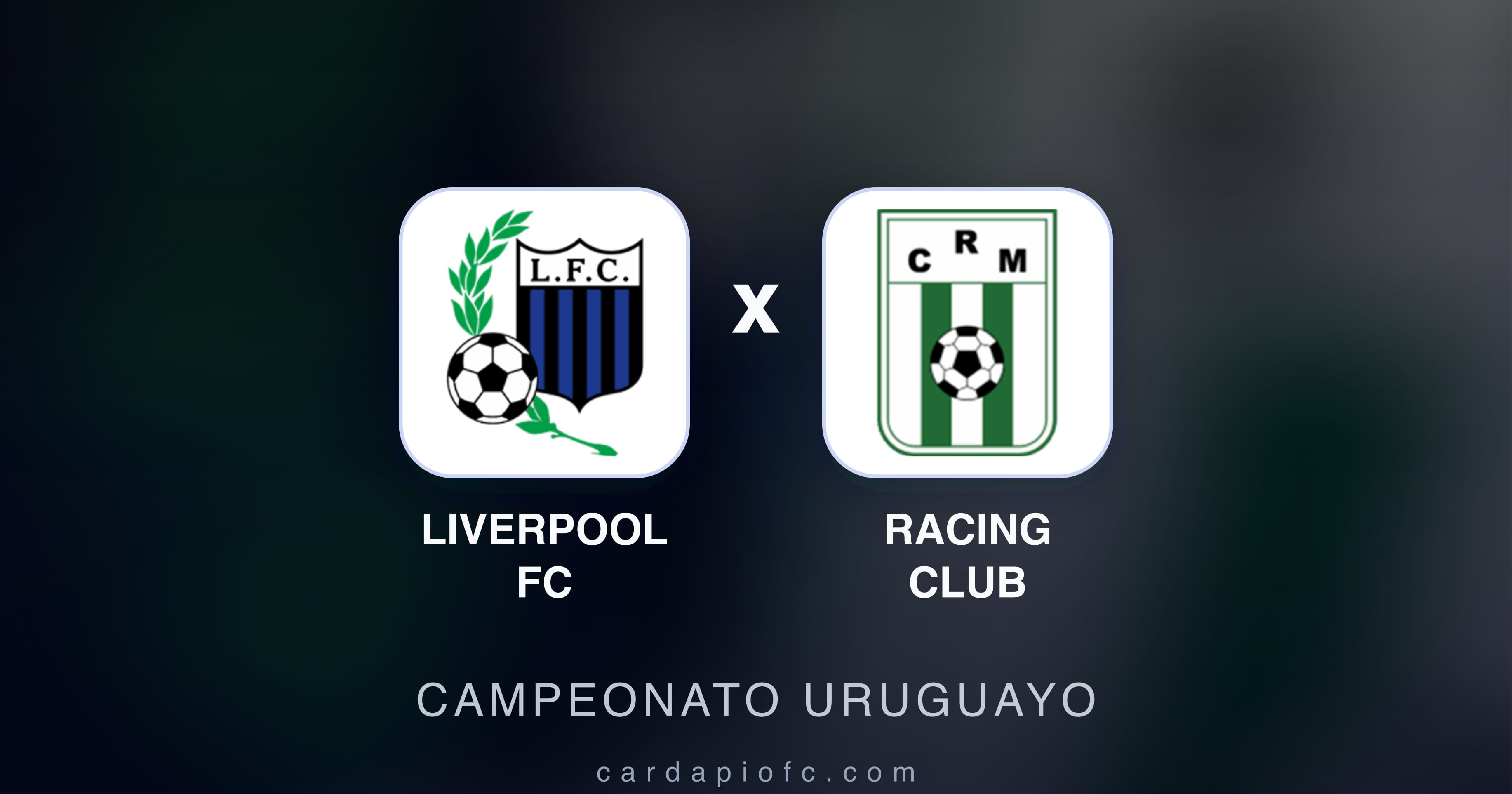 Prévia da transmissão de Liverpool FC x Racing Club (Campeonato Uruguayo)