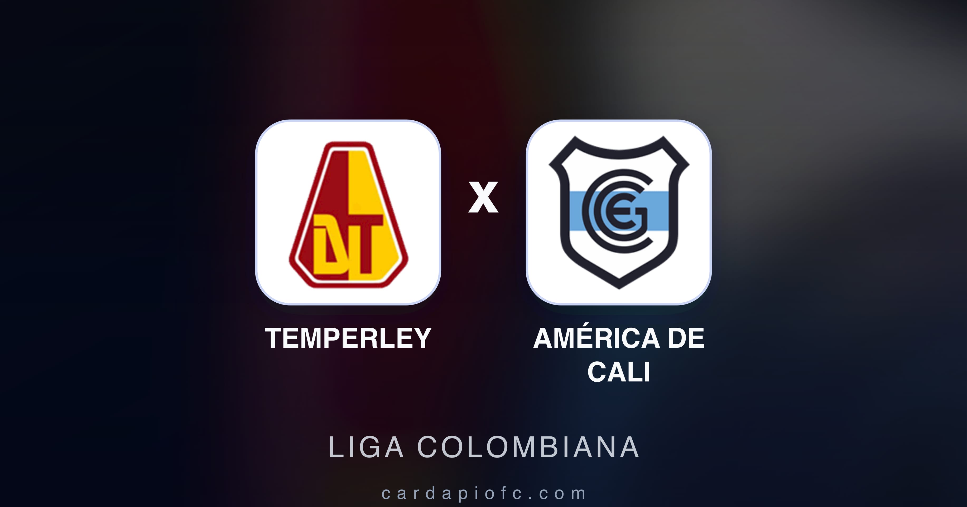 Prévia da transmissão de Temperley x América de Cali (Liga Colombiana)