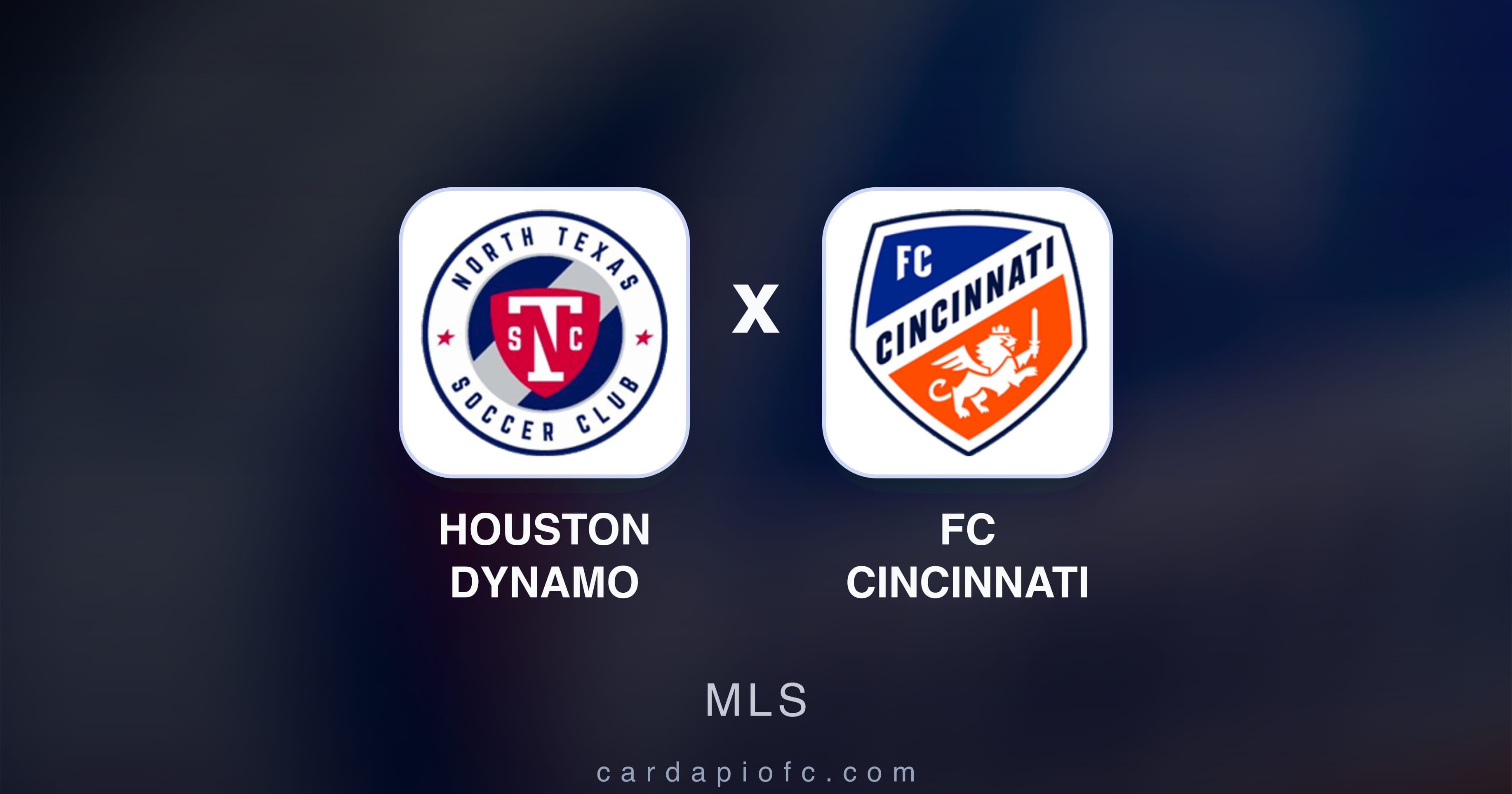 Prévia da transmissão de Houston Dynamo x FC Cincinnati (MLS)
