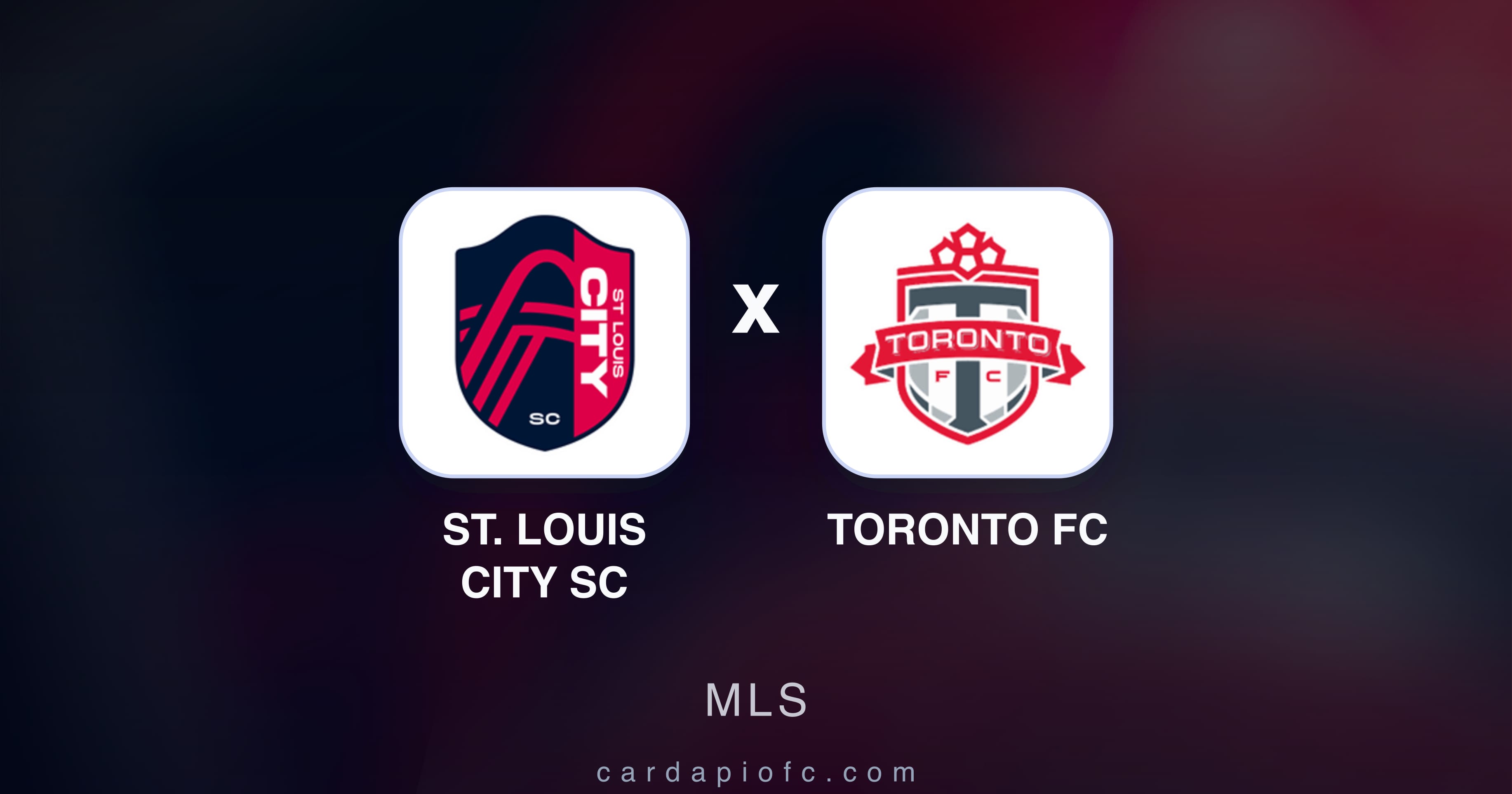 Prévia da transmissão de St. Louis City SC x Toronto FC (MLS)
