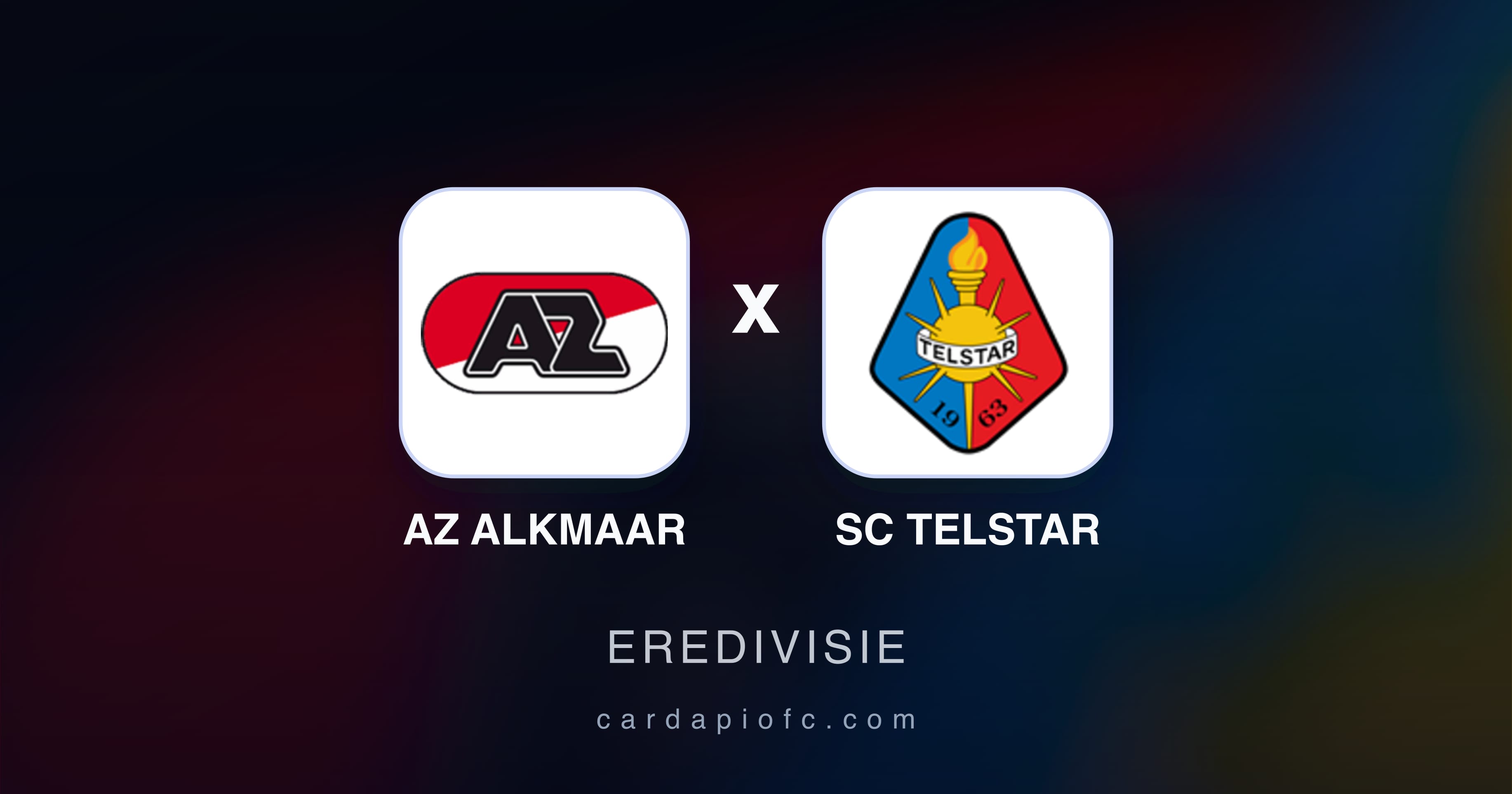 Prévia da transmissão de AZ Alkmaar x SC Telstar (Eredivisie)