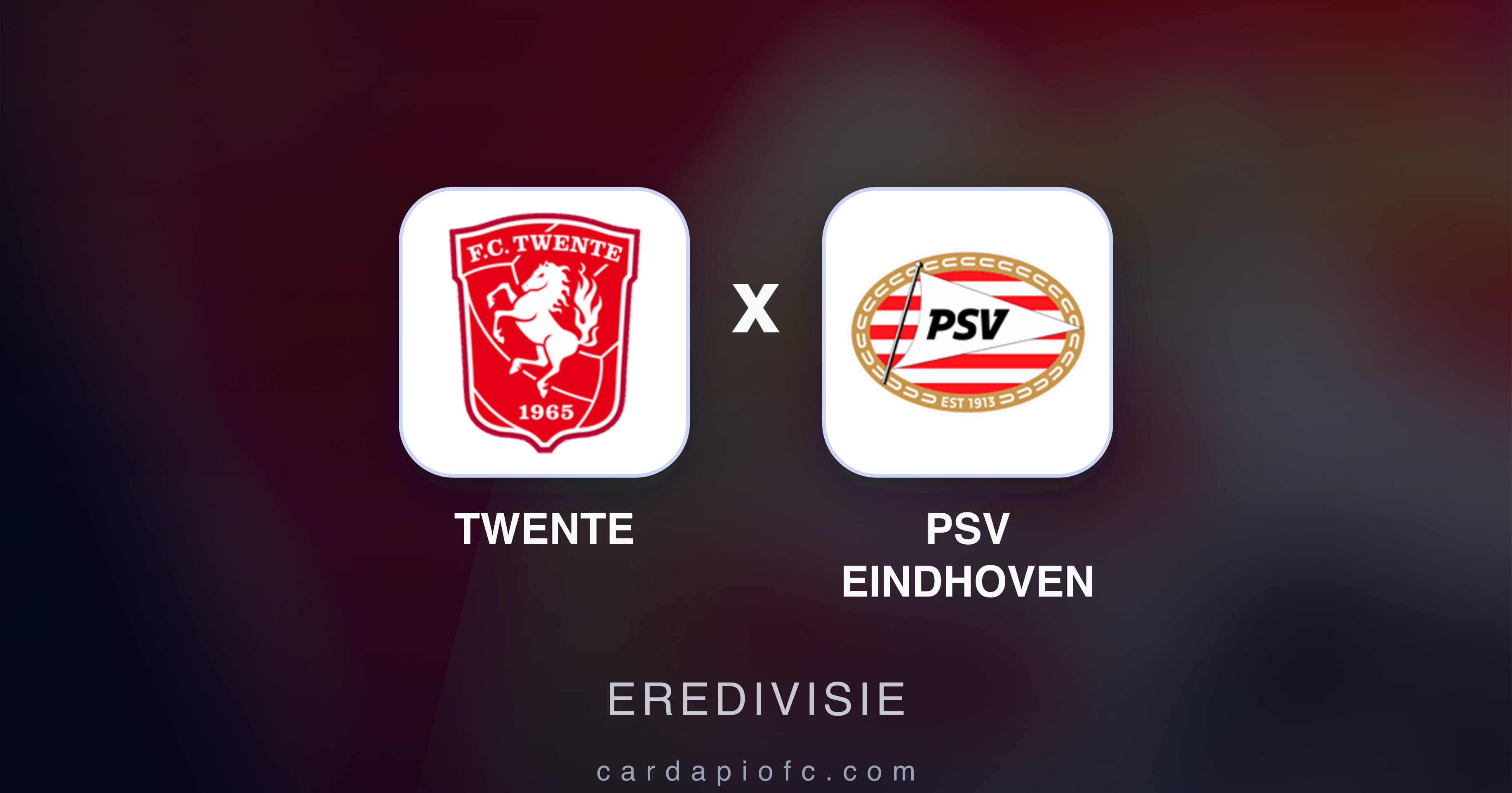 Prévia da transmissão de Twente x PSV Eindhoven (Eredivisie)
