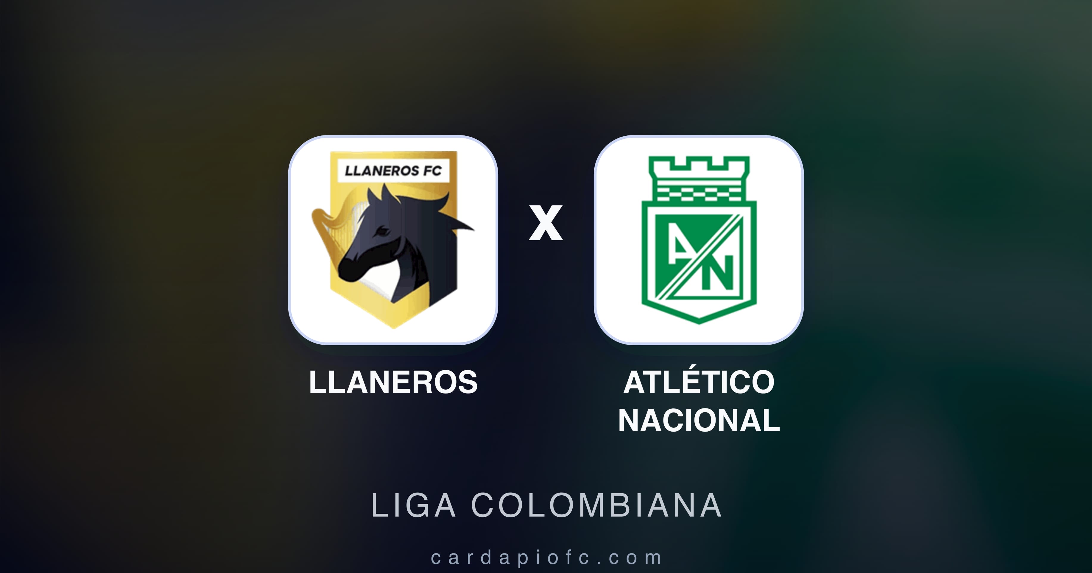 Prévia da transmissão de Llaneros x Atlético Nacional (Liga Colombiana)