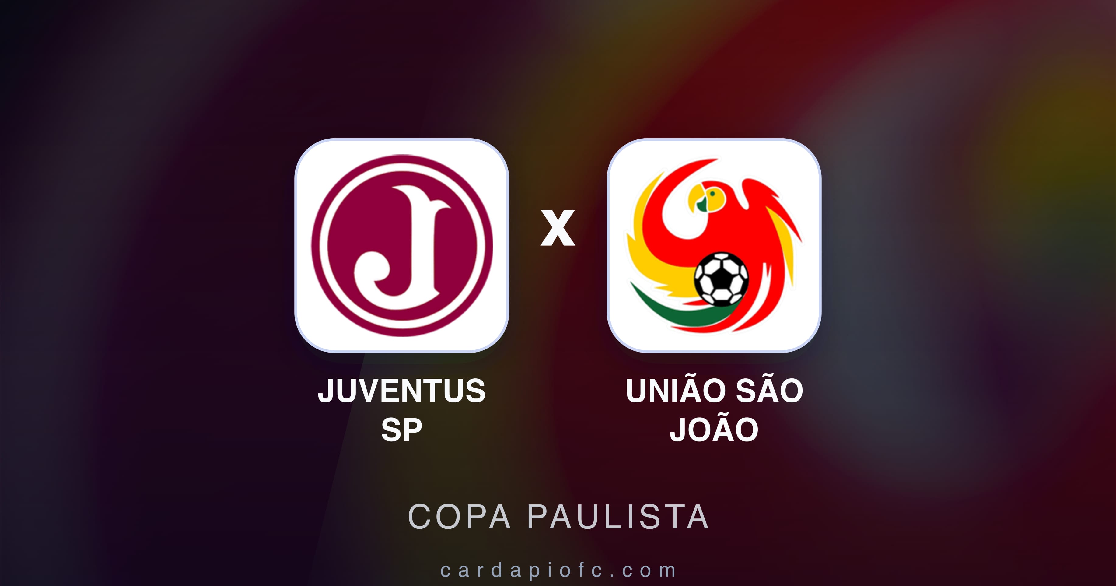 Prévia da transmissão de Juventus SP x União São João (Copa Paulista)
