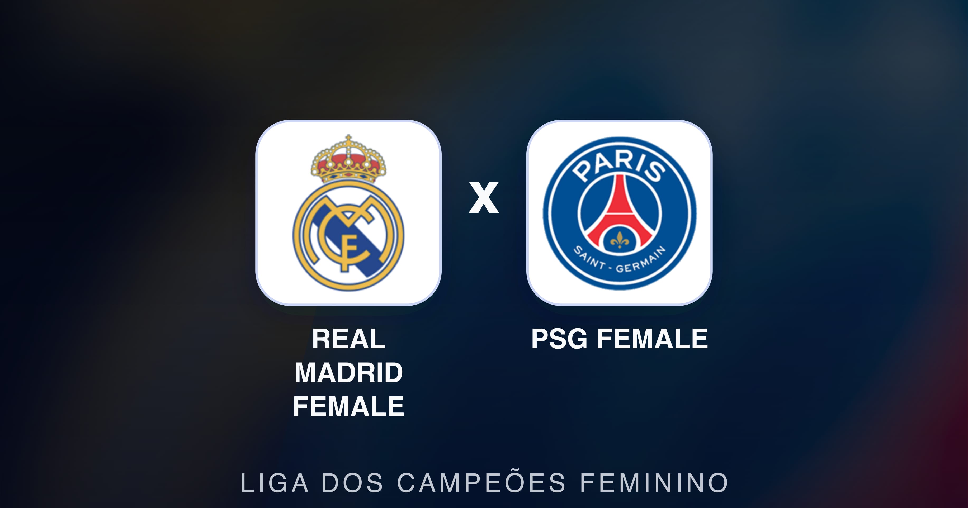 Prévia da transmissão de Real Madrid Female x PSG Female (Liga dos Campeões Feminino)
