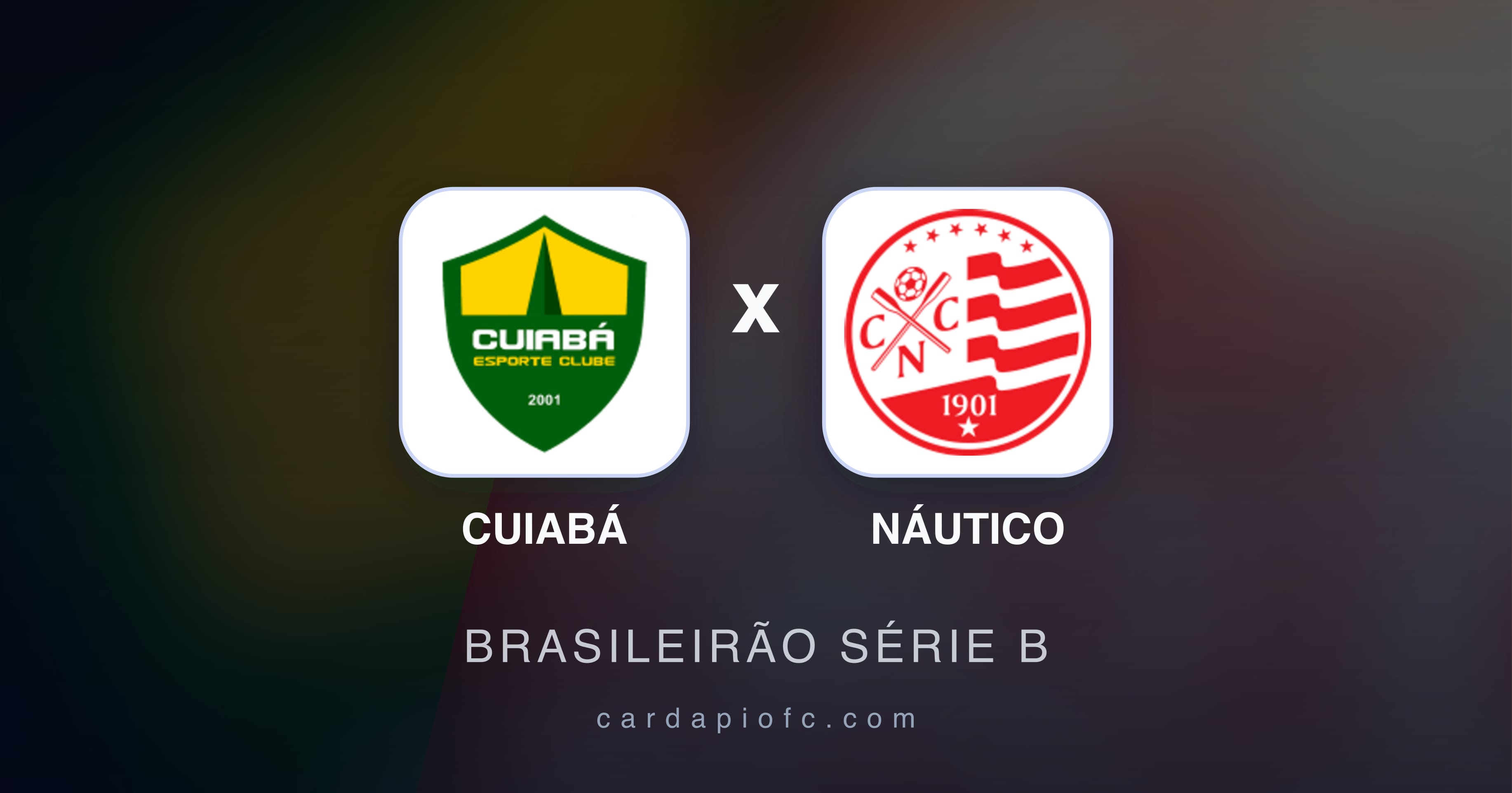 Prévia da transmissão de Cuiabá x Náutico (Brasileirão Série B)