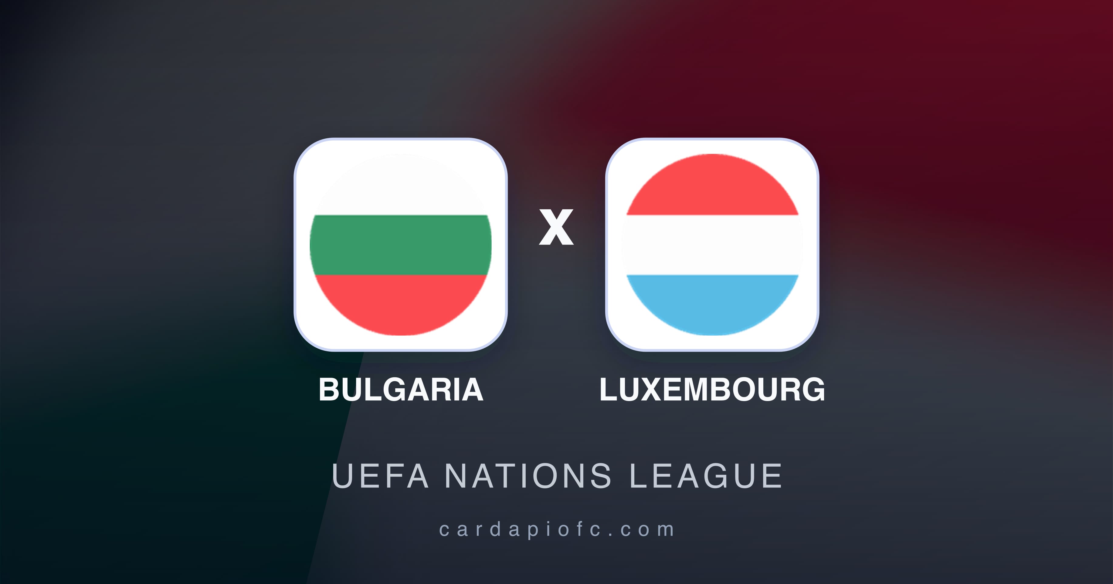 Prévia da transmissão de Bulgaria x Luxembourg (UEFA Nations League)