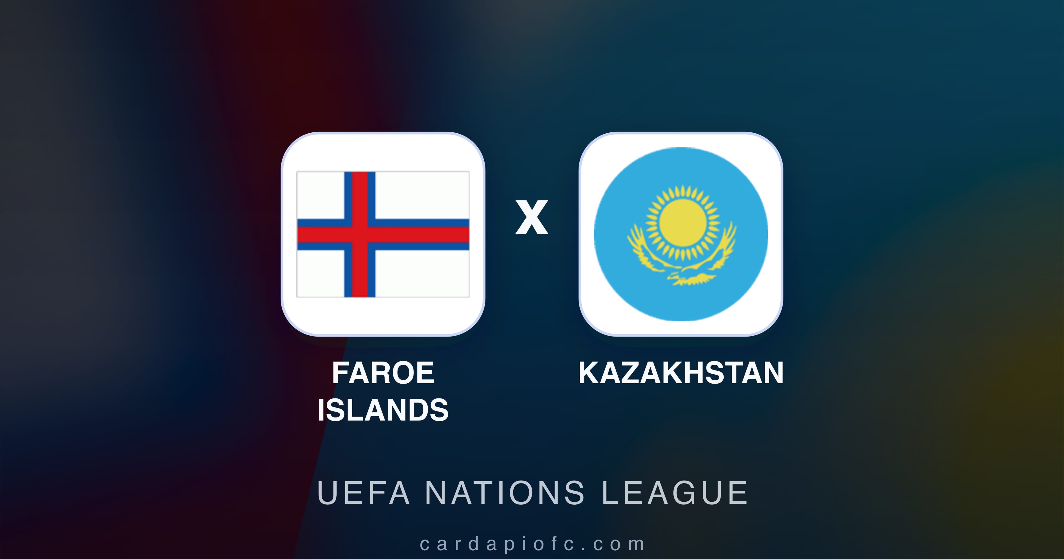 Prévia da transmissão de Faroe Islands x Kazakhstan (UEFA Nations League)