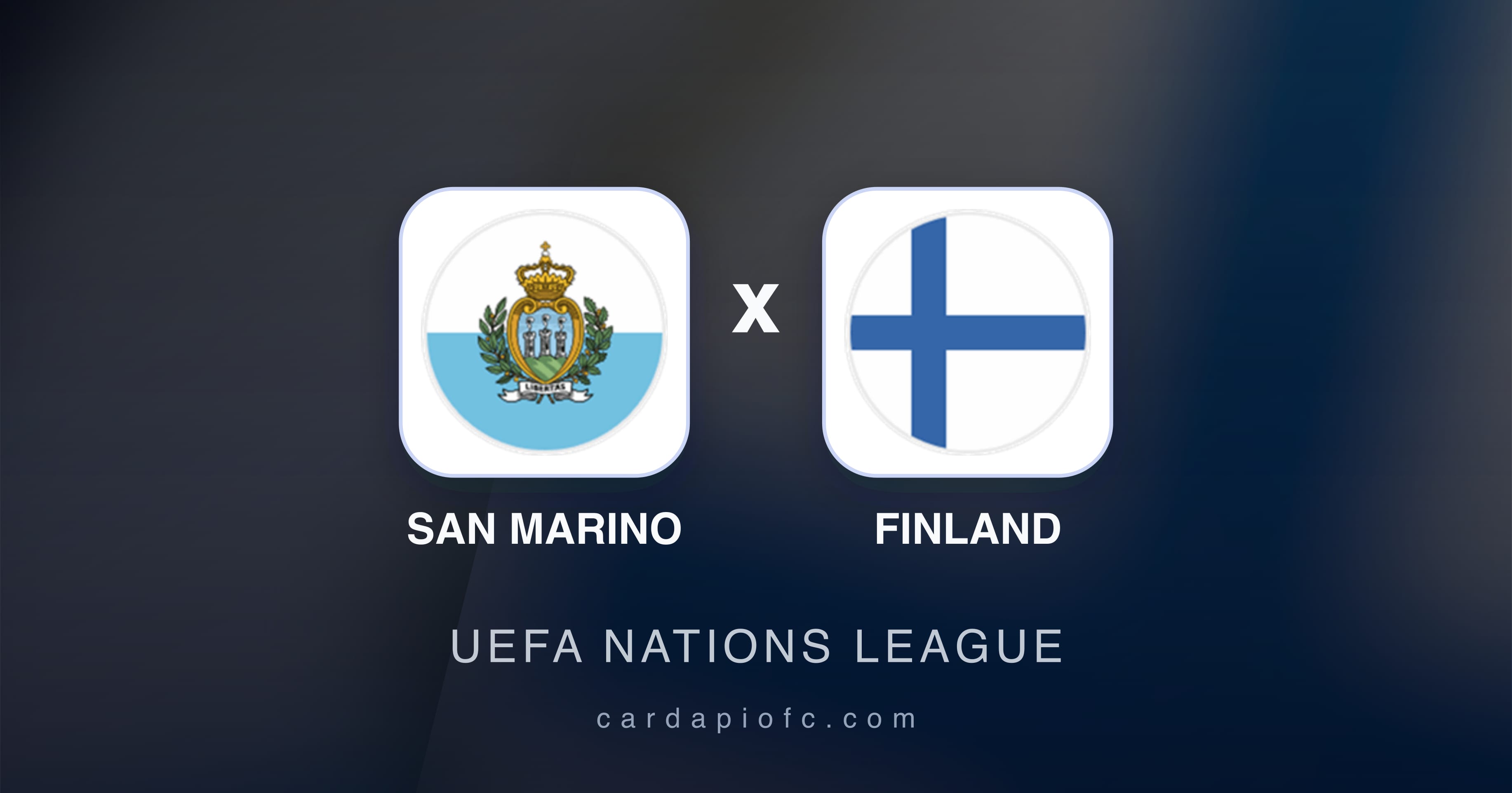 Prévia da transmissão de San Marino x Finland (UEFA Nations League)