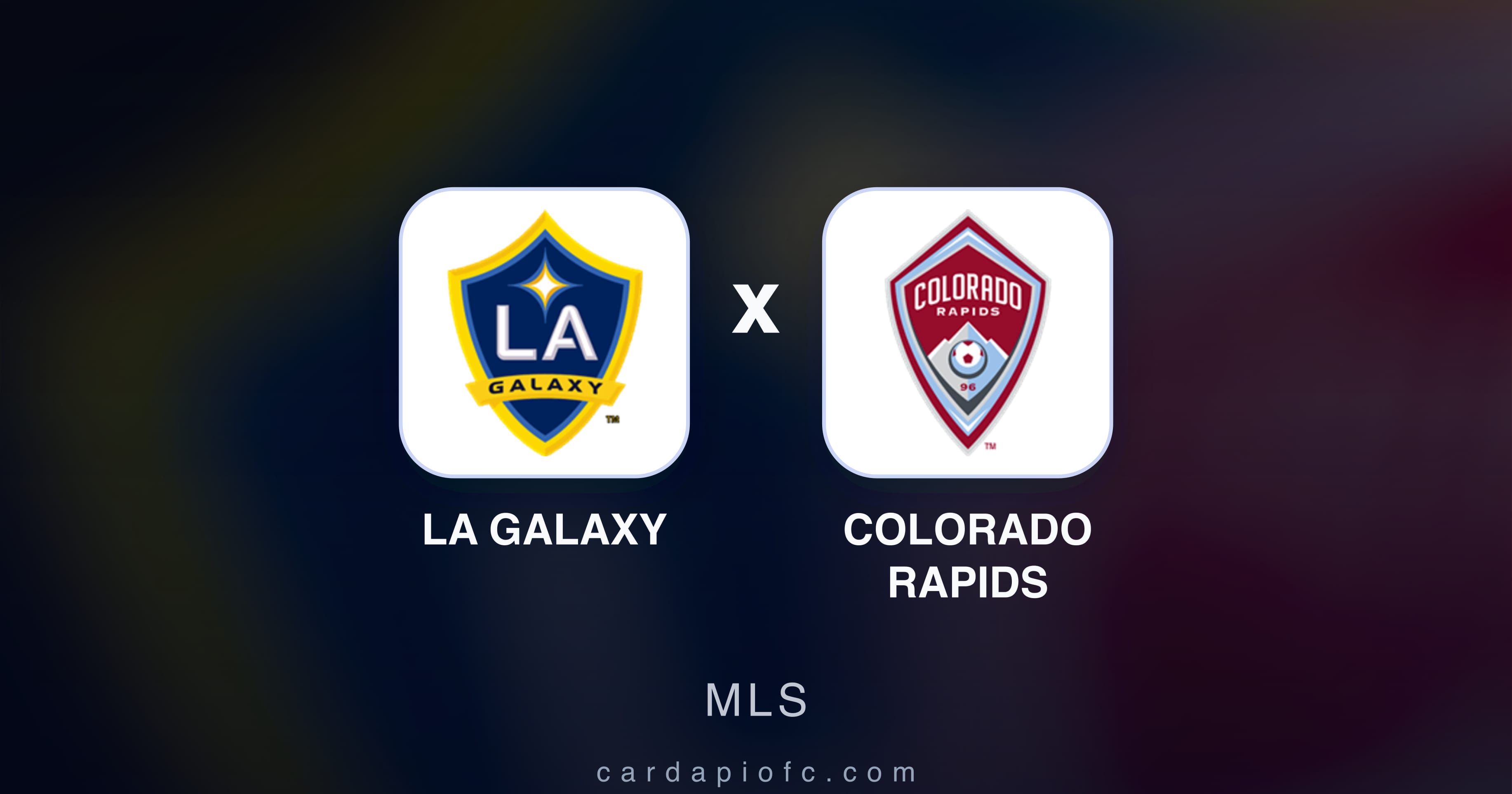 Prévia da transmissão de LA Galaxy x Colorado Rapids (MLS)