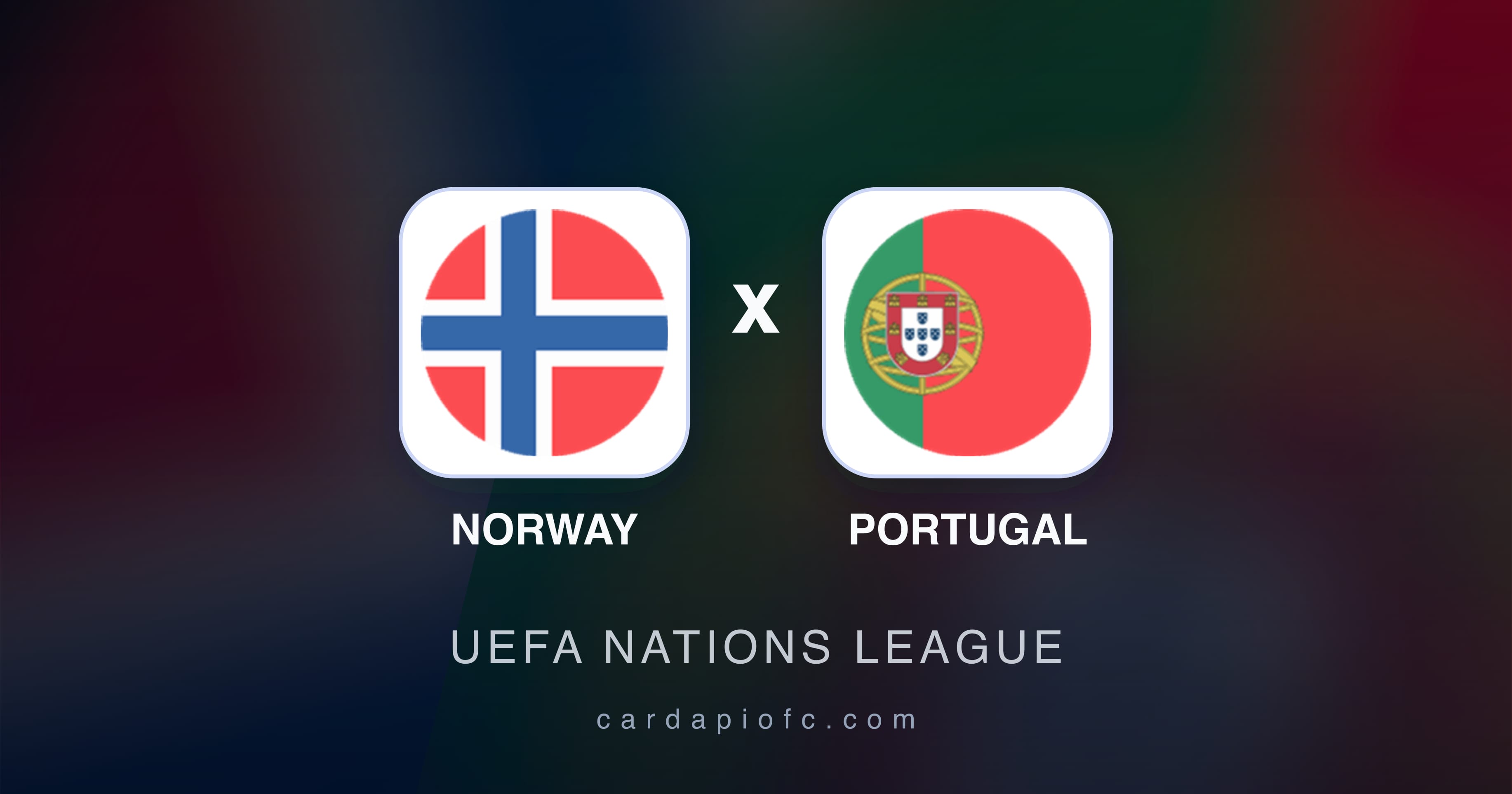 Prévia da transmissão de Norway x Portugal (UEFA Nations League)