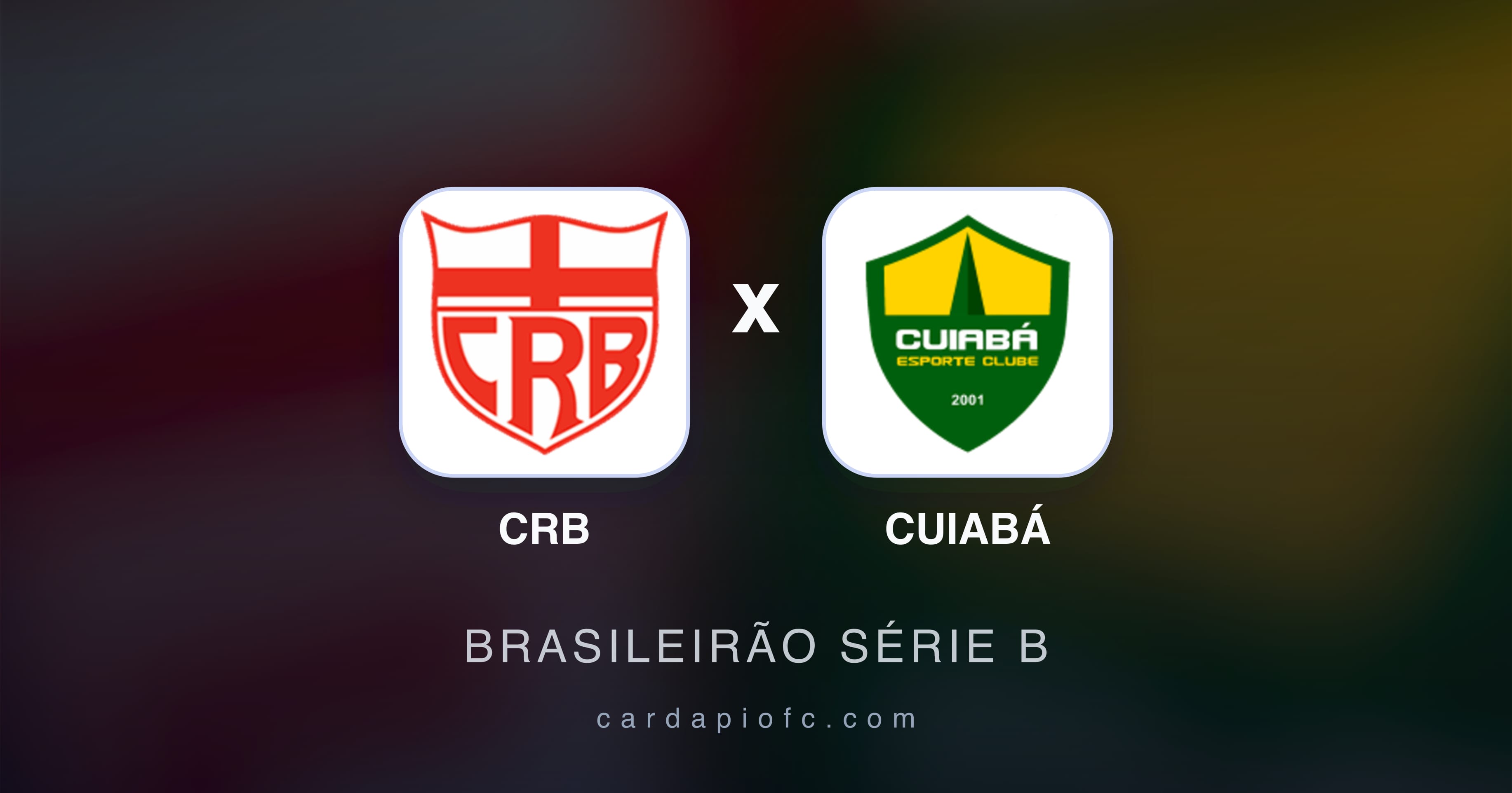 Prévia da transmissão de CRB x Cuiabá (Brasileirão Série B)
