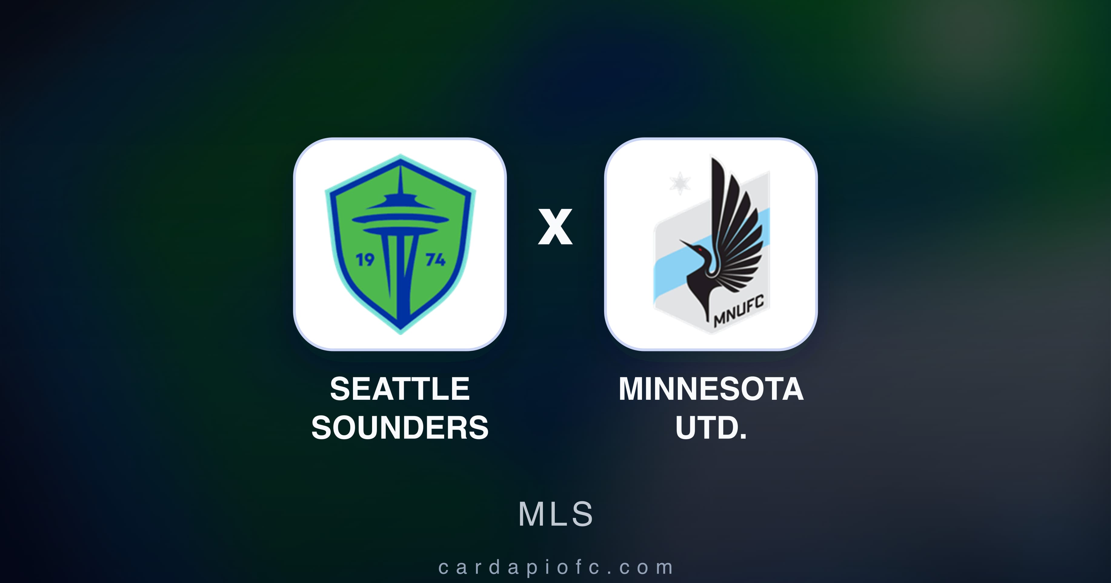 Prévia da transmissão de Seattle Sounders x Minnesota Utd. (MLS)