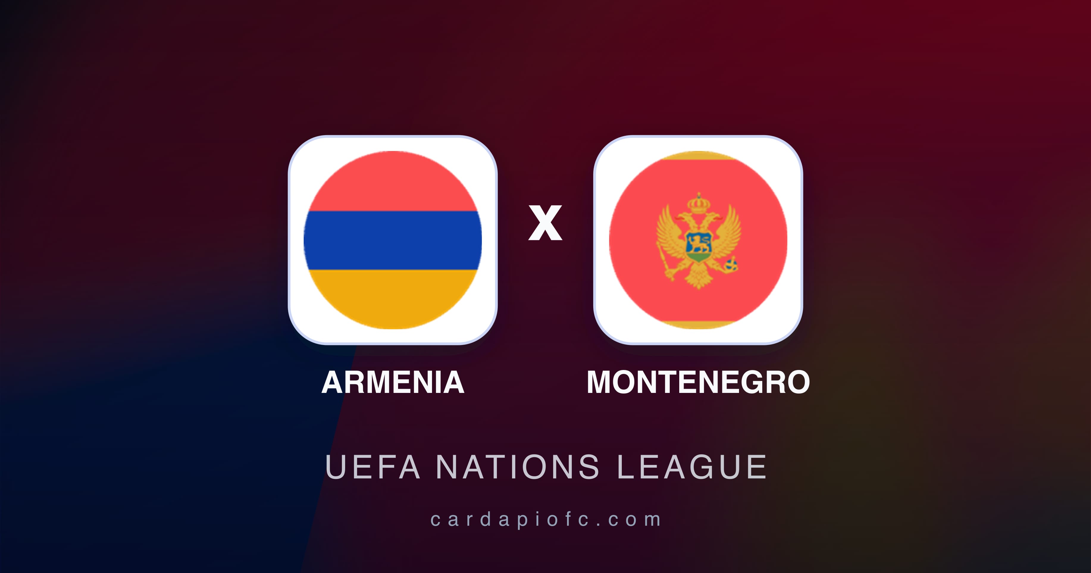 Prévia da transmissão de Armenia x Montenegro (UEFA Nations League)