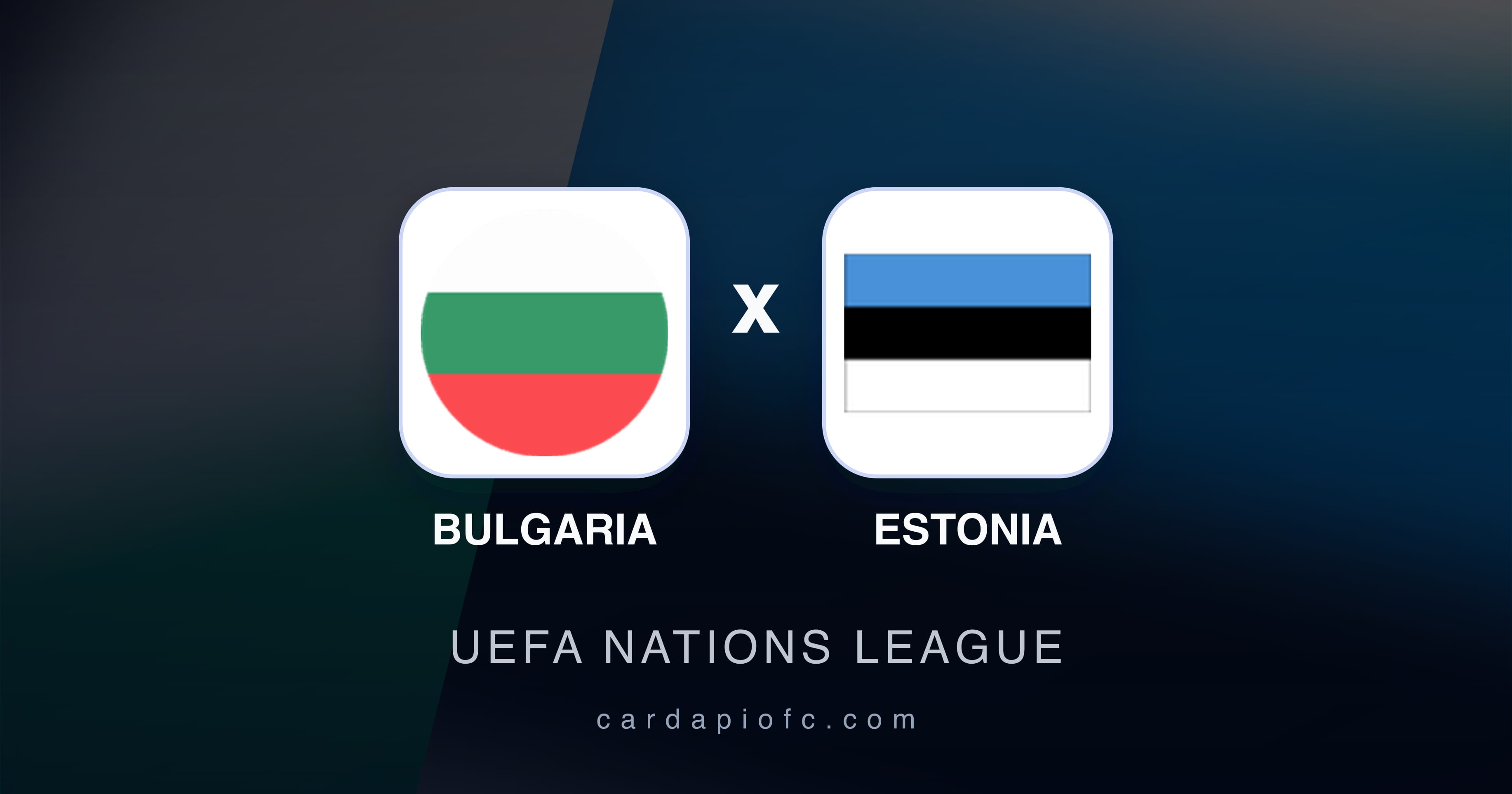 Prévia da transmissão de Bulgaria x Estonia (UEFA Nations League)