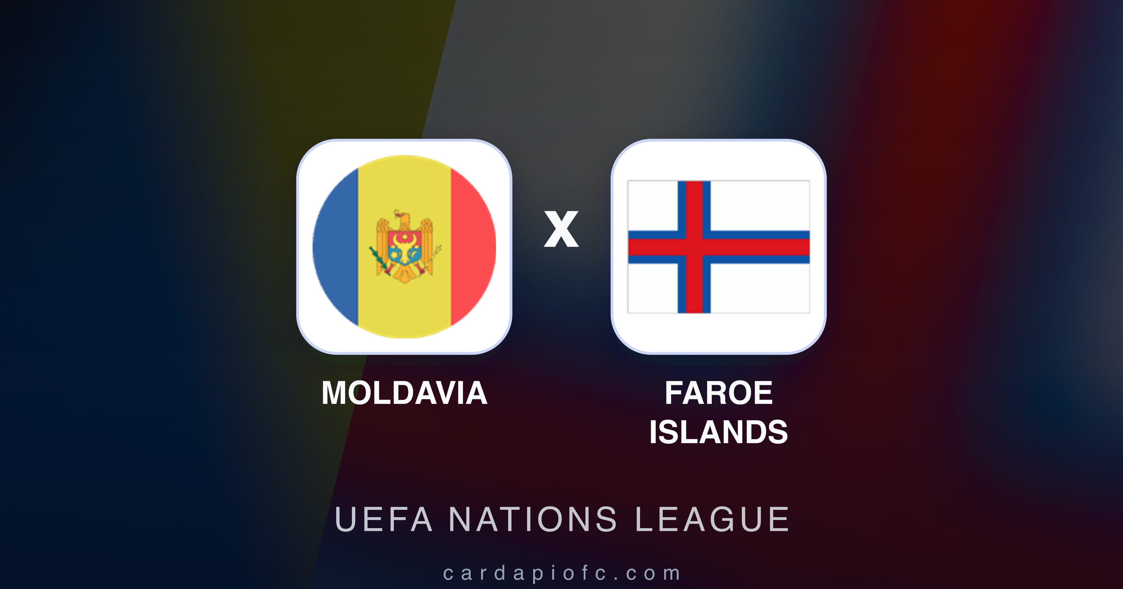 Prévia da transmissão de Moldavia x Faroe Islands (UEFA Nations League)