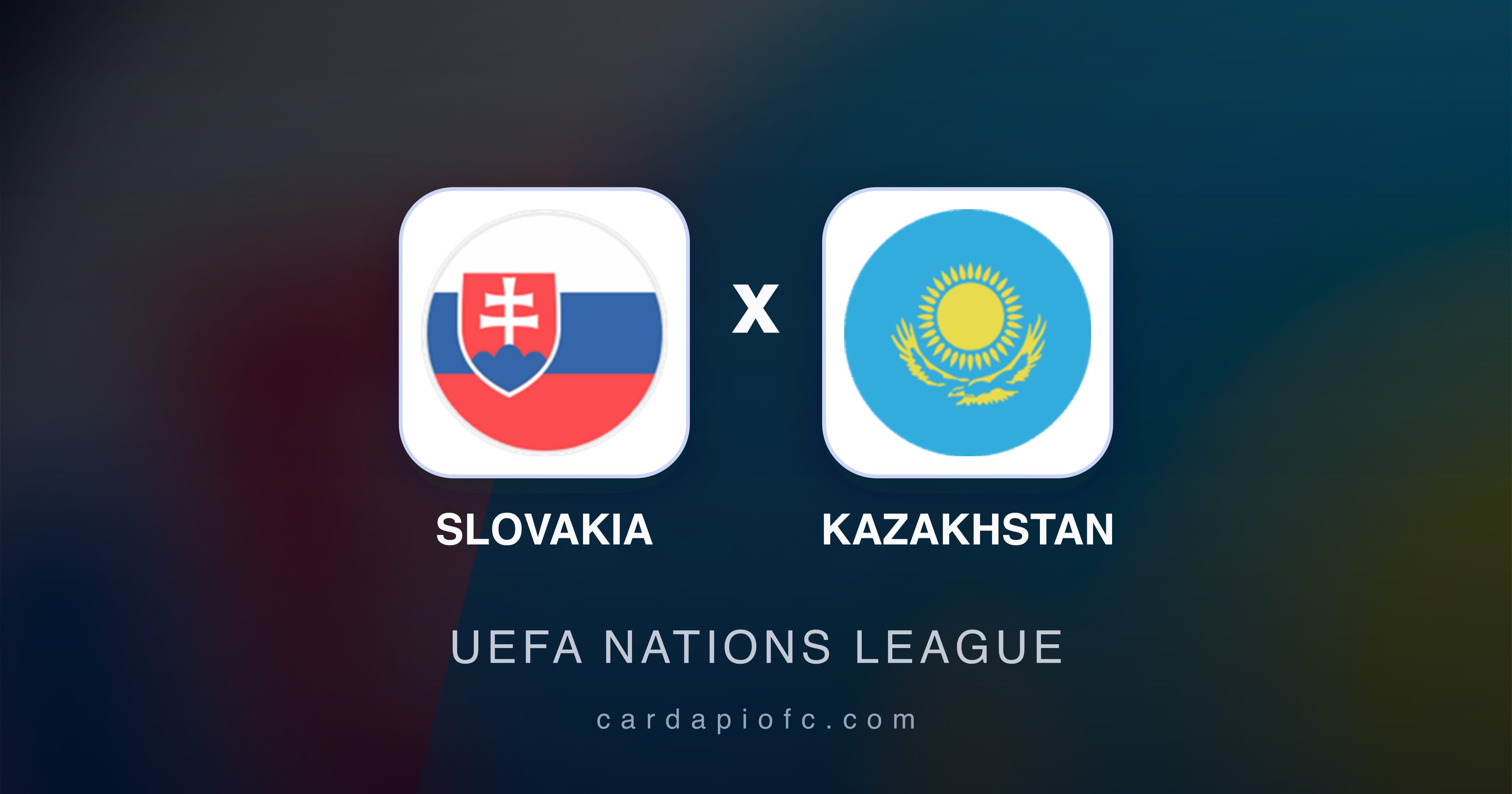 Prévia da transmissão de Slovakia x Kazakhstan (UEFA Nations League)